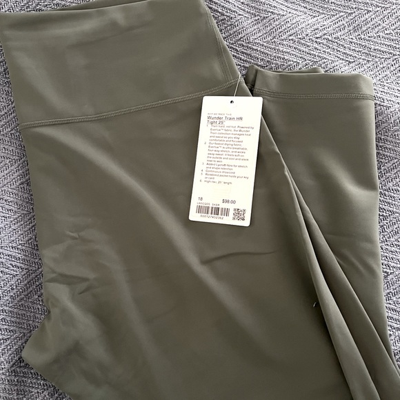 NWT Lululemon Wunder Train High-Rise Tight 25"
Smoked Spruce - Picture 2 of 6